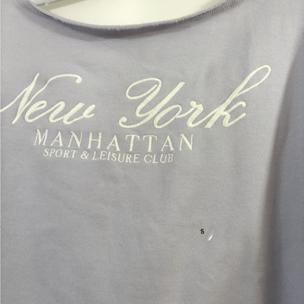 Off-Shoulder Crewneck